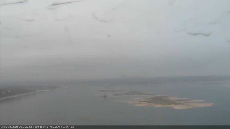 Lake Travis webcam, March 9, 2023 9:45 AM CT