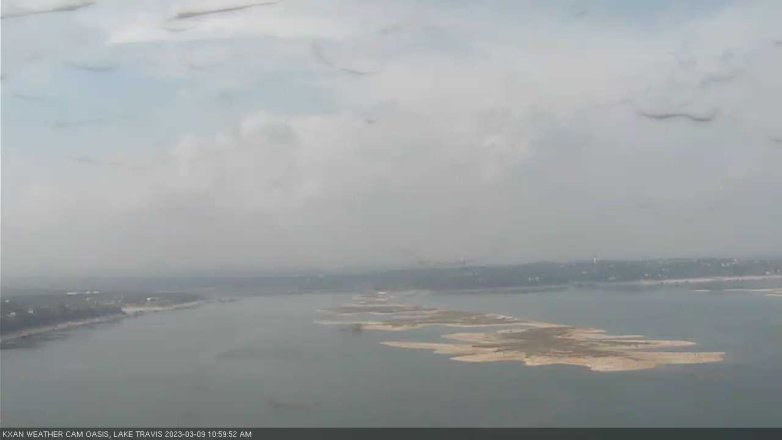 Lake Travis webcam, March 9, 2023 11:00 AM CT