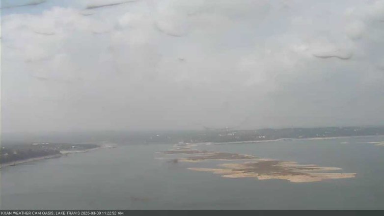 Lake Travis webcam, March 9, 2023 11:25 AM CT