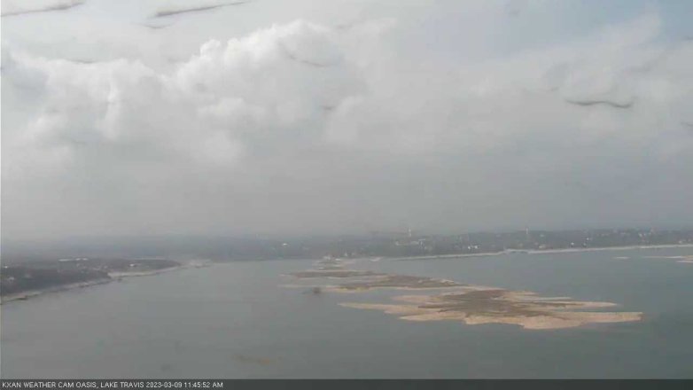 Lake Travis webcam, March 9, 2023 11:45 AM CT