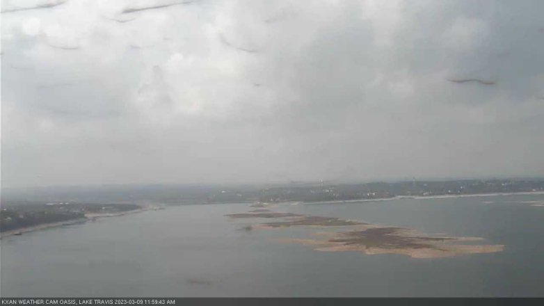 Lake Travis webcam, March 9, 2023 12:00 PM CT
