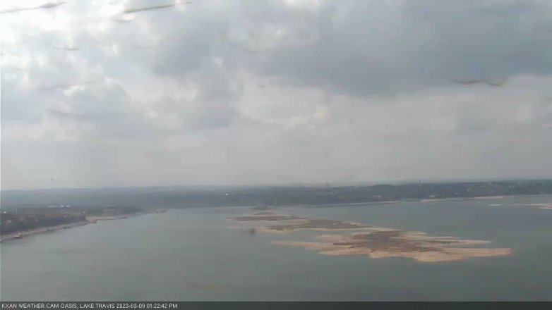 Lake Travis webcam, March 9, 2023 1:25 PM CT