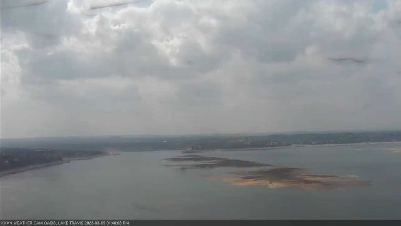 Lake Travis webcam, March 9, 2023 1:45 PM CT