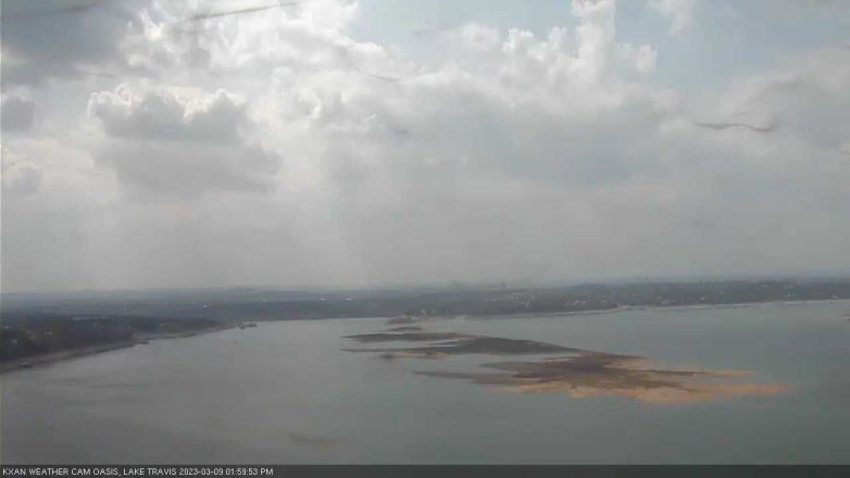 Lake Travis webcam, March 9, 2023 2:00 PM CT