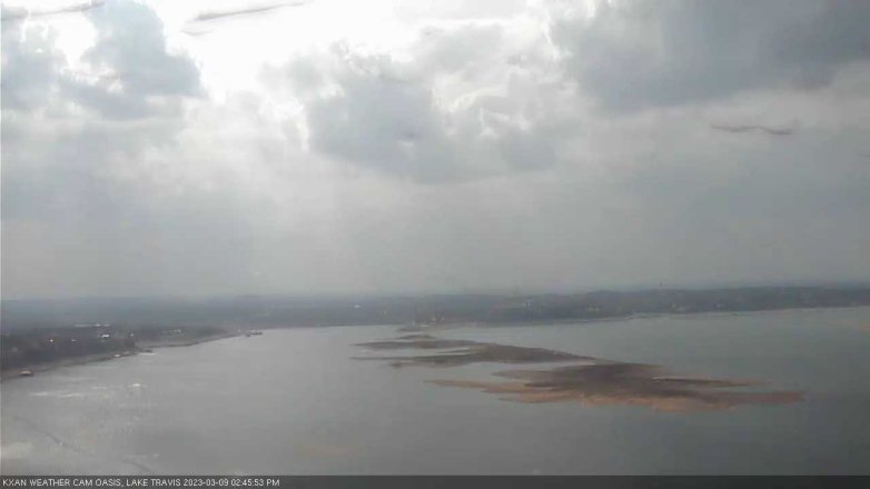 Lake Travis webcam, March 9, 2023 2:45 PM CT