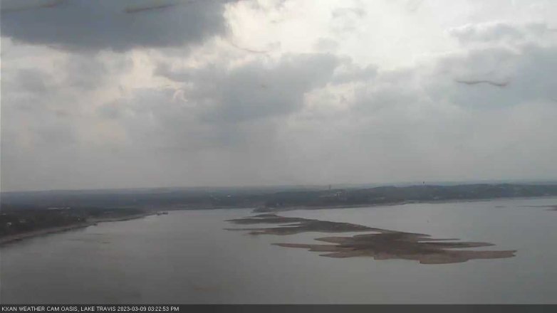 Lake Travis webcam, March 9, 2023 3:25 PM CT