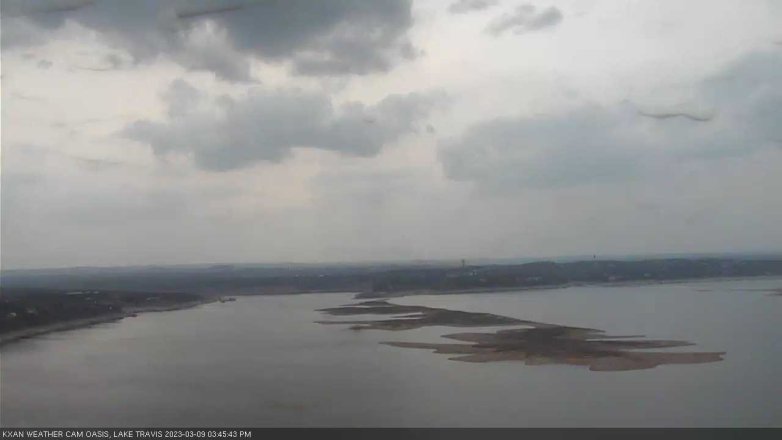 Lake Travis webcam, March 9, 2023 3:45 PM CT