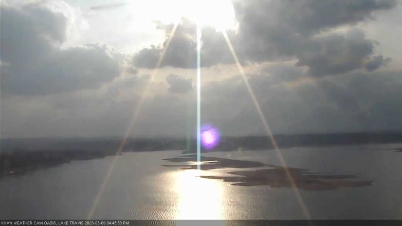 Lake Travis webcam, March 9, 2023 4:45 PM CT