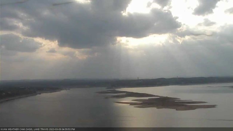Lake Travis webcam, March 9, 2023 5:00 PM CT