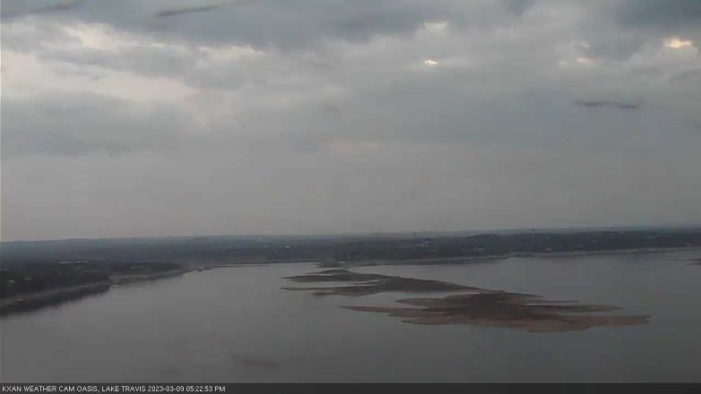 Lake Travis webcam, March 9, 2023 5:25 PM CT