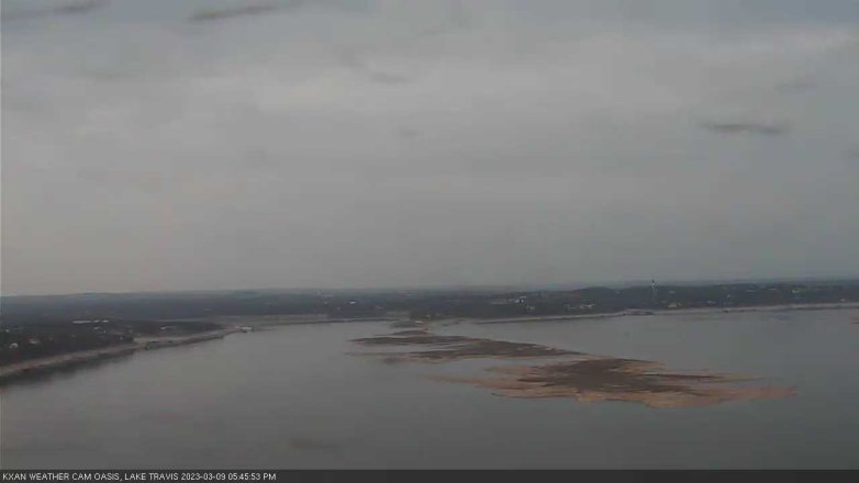 Lake Travis webcam, March 9, 2023 5:45 PM CT
