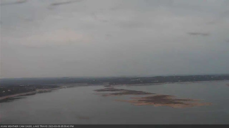 Lake Travis webcam, March 9, 2023 6:00 PM CT