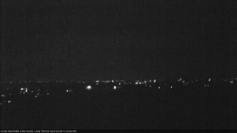 Lake Travis webcam, March 9, 2023 11:25 PM CT
