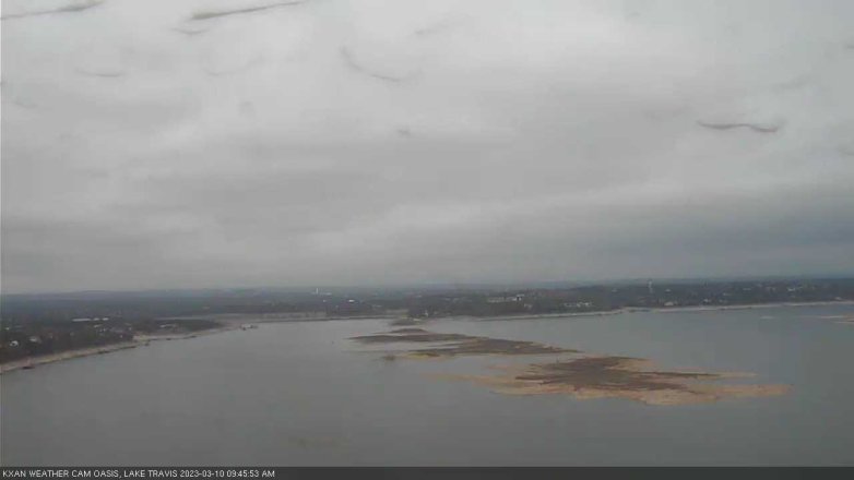 Lake Travis webcam, March 10, 2023 9:45 AM CT