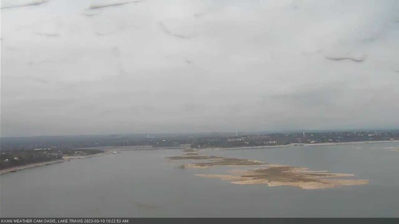 Lake Travis webcam, March 10, 2023 10:25 AM CT
