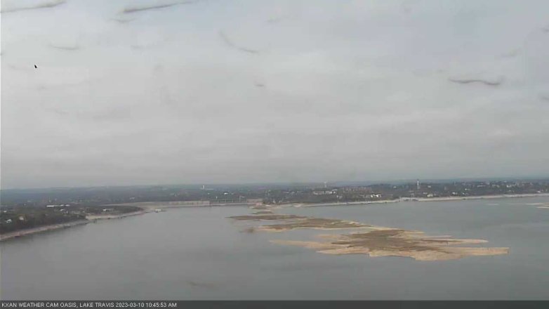 Lake Travis webcam, March 10, 2023 10:45 AM CT
