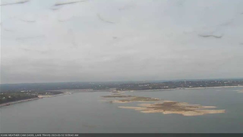 Lake Travis webcam, March 10, 2023 11:00 AM CT