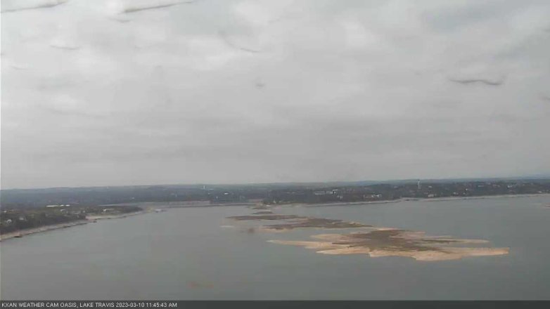 Lake Travis webcam, March 10, 2023 11:45 AM CT