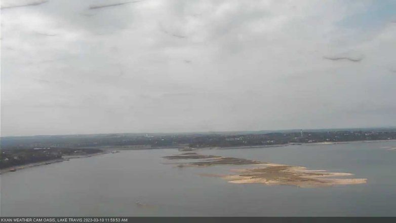 Lake Travis webcam, March 10, 2023 12:00 PM CT