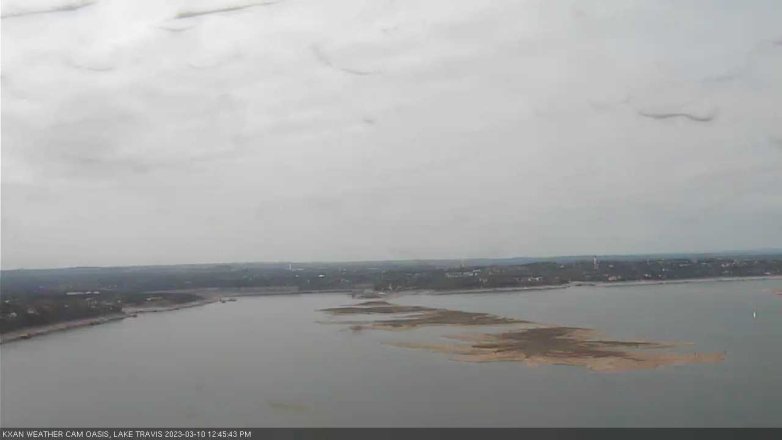 Lake Travis webcam, March 10, 2023 12:45 PM CT