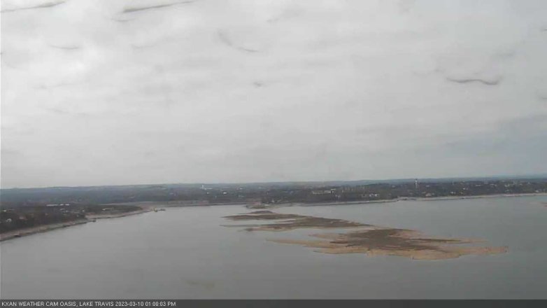 Lake Travis webcam, March 10, 2023 1:00 PM CT