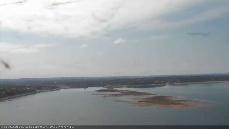 Lake Travis webcam, March 10, 2023 2:00 PM CT