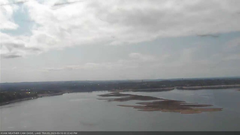 Lake Travis webcam, March 10, 2023 2:25 PM CT