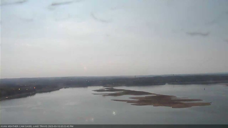 Lake Travis webcam, March 10, 2023 3:25 PM CT