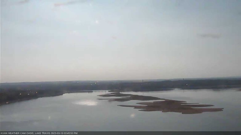 Lake Travis webcam, March 10, 2023 3:45 PM CT