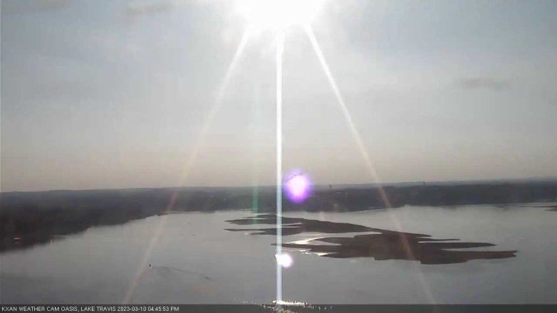 Lake Travis webcam, March 10, 2023 4:45 PM CT