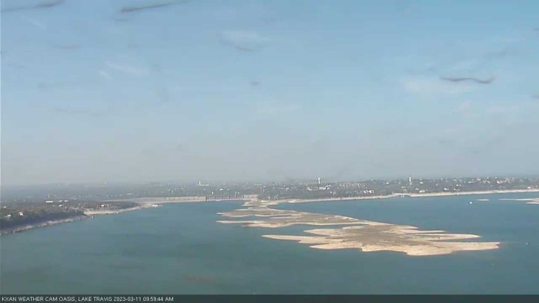 Lake Travis webcam, March 11, 2023 10:00 AM CT