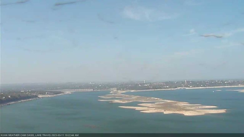 Lake Travis webcam, March 11, 2023 10:25 AM CT