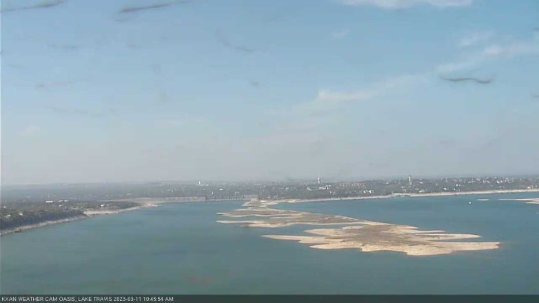 Lake Travis webcam, March 11, 2023 10:45 AM CT