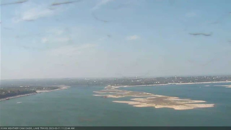 Lake Travis webcam, March 11, 2023 11:25 AM CT