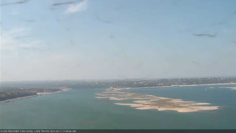Lake Travis webcam, March 11, 2023 11:45 AM CT