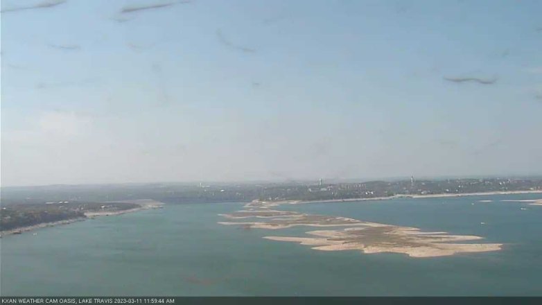 Lake Travis webcam, March 11, 2023 12:00 PM CT
