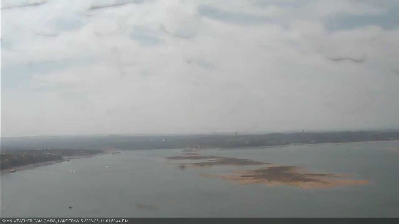 Lake Travis webcam, March 11, 2023 2:00 PM CT
