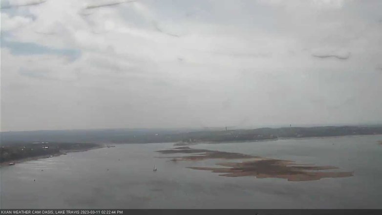 Lake Travis webcam, March 11, 2023 2:25 PM CT