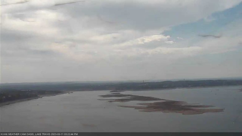 Lake Travis webcam, March 11, 2023 3:25 PM CT