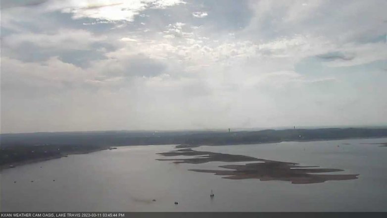 Lake Travis webcam, March 11, 2023 3:45 PM CT