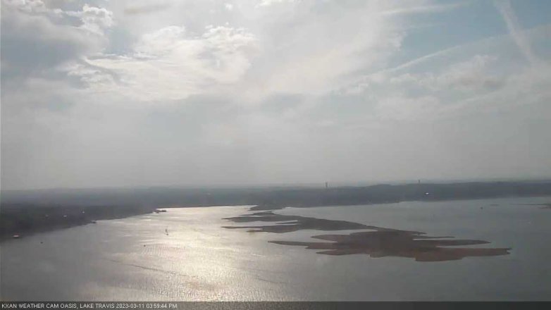 Lake Travis webcam, March 11, 2023 4:00 PM CT