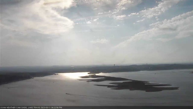 Lake Travis webcam, March 11, 2023 4:25 PM CT