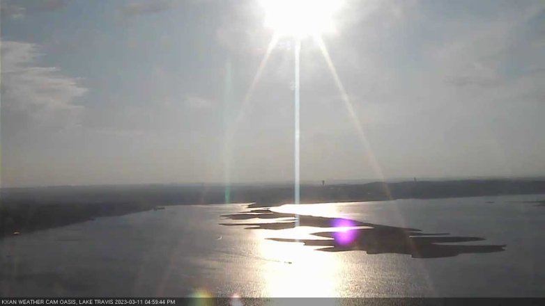 Lake Travis webcam, March 11, 2023 5:00 PM CT