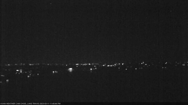 Lake Travis webcam, March 11, 2023 11:45 PM CT