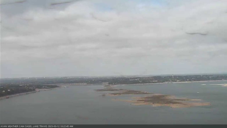 Lake Travis webcam, March 12, 2023 10:25 AM CT