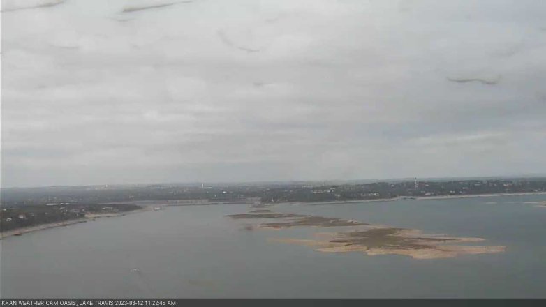Lake Travis webcam, March 12, 2023 11:25 AM CT