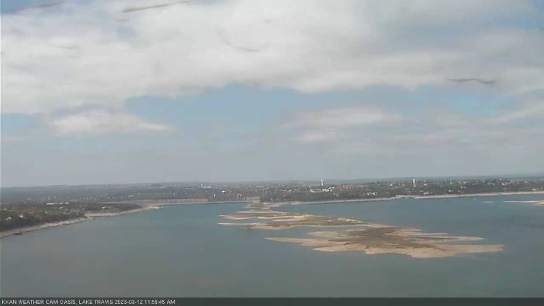 Lake Travis webcam, March 12, 2023 12:00 PM CT