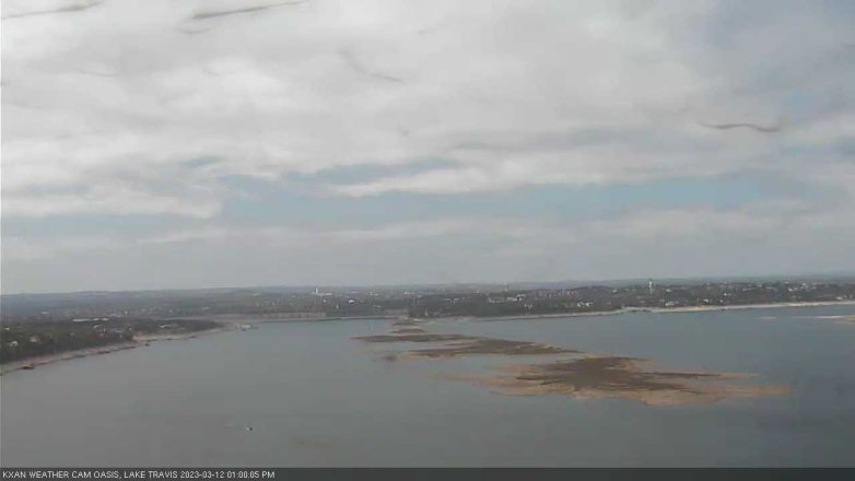 Lake Travis webcam, March 12, 2023 1:00 PM CT