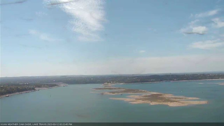 Lake Travis webcam, March 12, 2023 2:25 PM CT