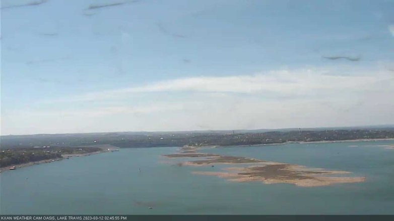 Lake Travis webcam, March 12, 2023 2:45 PM CT